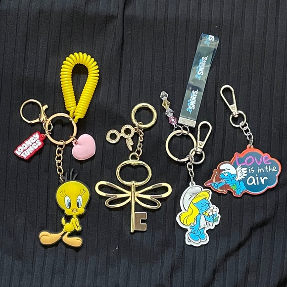 Harry Potter/Smurfs/Looney Tunes Purse Charms/Keychains - Picture 1 of 4